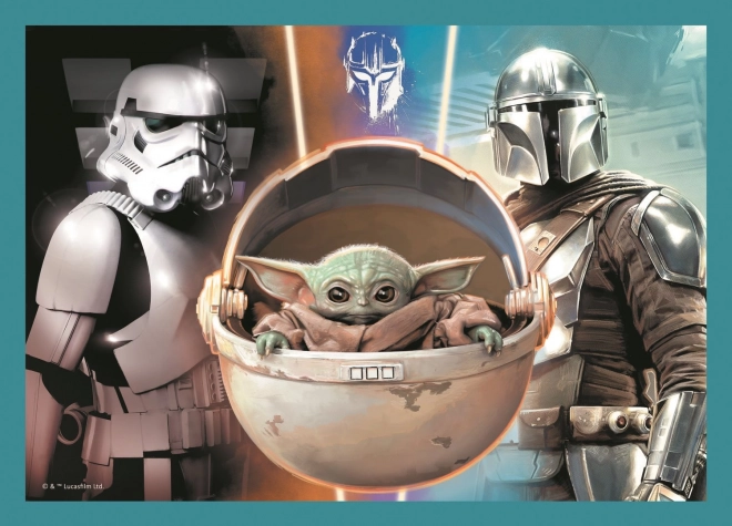 Trefl Puzzle Mandalorian Welt 4 in 1 Set