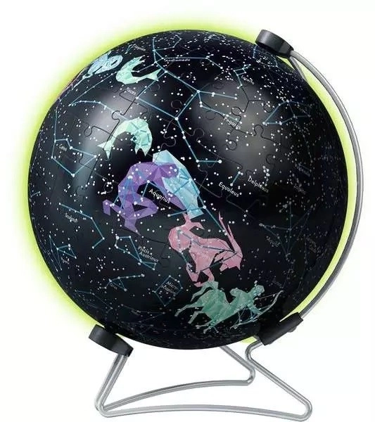 Leuchtender Sterne-Puzzle-Ball Globus