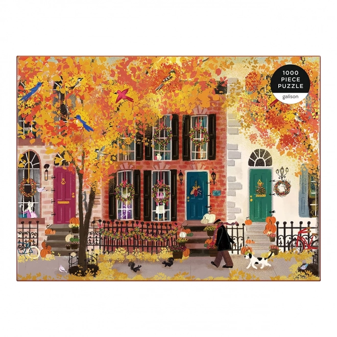 Herbst im Viertel Puzzle 1000 Teile