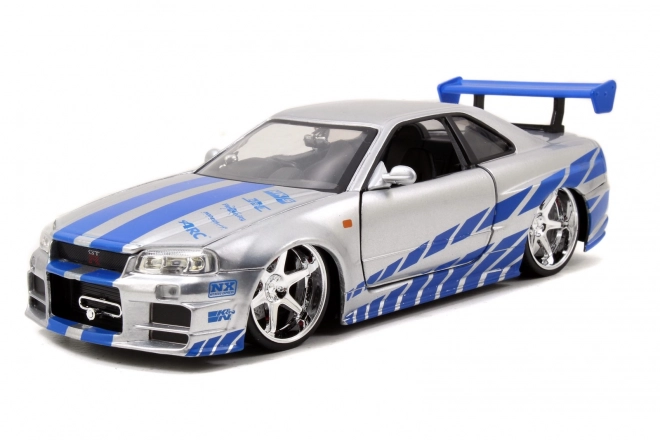 Schnell und gef��Studiertes Auto 2002 Nissan Skyline 1:24