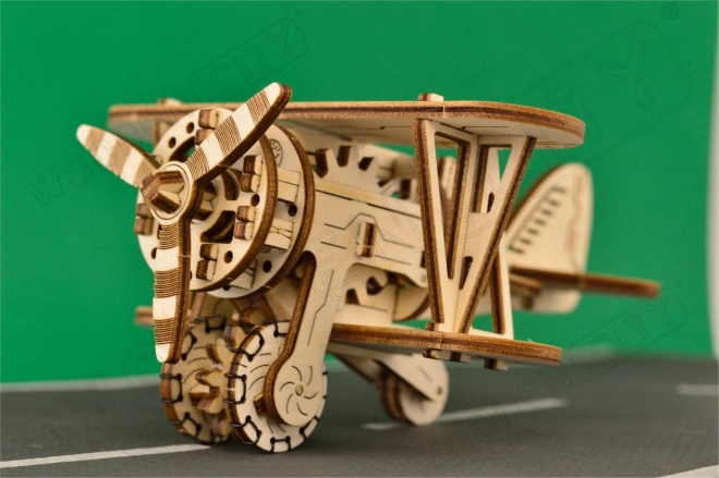 Holzpuzzle 3D-Doppeldecker