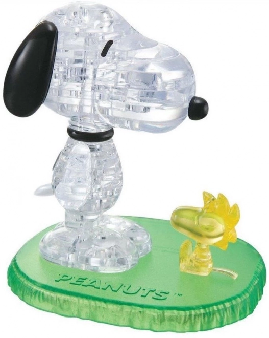3D Kristallpuzzle Snoopy und Woodstock