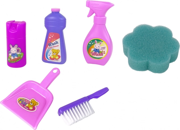 Komplettes Set für Putz-Rollenspiele