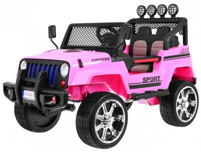 Offroad-Fahrzeug Raptor Drifter pink + Fernsteuerung + Antrieb 4x4 + Stauraum + Sanftanlauf + LED MP3