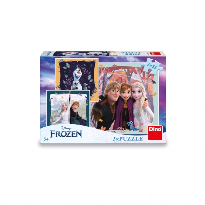 Disney Die Eiskönigin Herbst Freude Puzzle 3x55 Teile