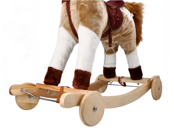 Schaukelpferd Mustang mit Rädern