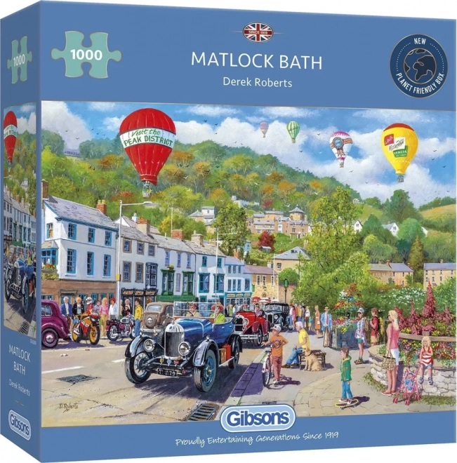 Puzzle Dorf Matlock Bath 1000 Teile von Gibsons