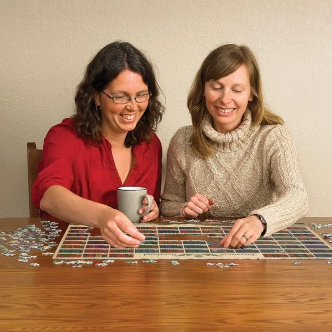 Cobble Hill Puzzle Schottische Tartans 1000 Teile