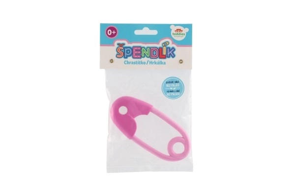 Rassel-Spielzeug für Babys - Kunststoff, 12cm, Rosa