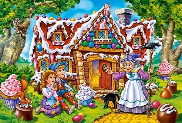 Bodenpuzzle Hänsel und Gretel MAXI