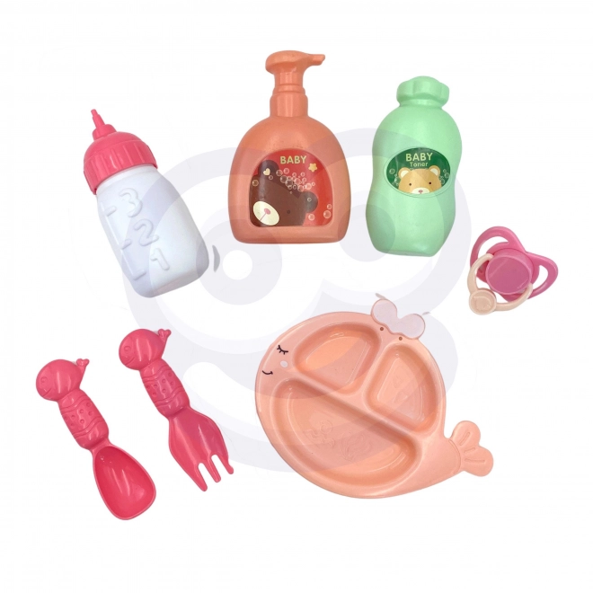 Baby-Puppe mit Zubehör von Woopie Royal