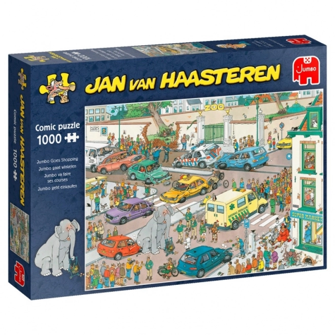 JUMBO Jan van Haasteren Puzzle beim Einkaufen 1000 Teile