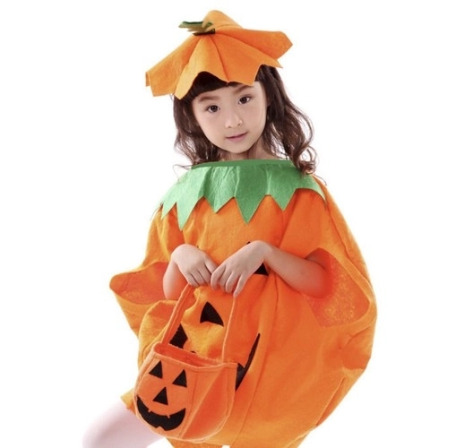 Halloweenschaukel Kürbiskostüm für Kinder