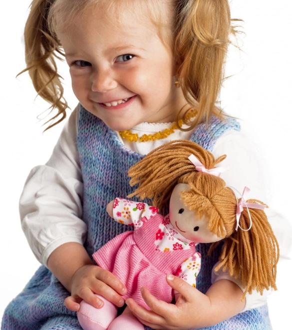 Stoffpuppe Anička 20 cm, spricht slowakisch