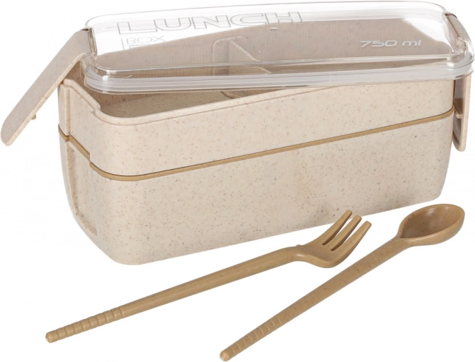 Inklusive Besteck für Mahlzeiten unterwegs