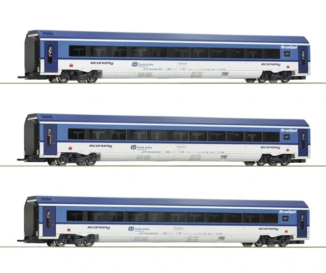 Modellbausatz Personenwagen Railjet Tschechische Bahn H0