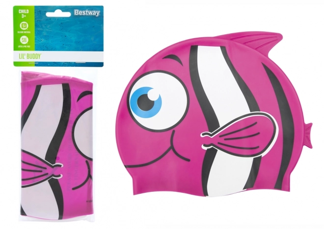 Badehaube Rosa Fisch Bestway