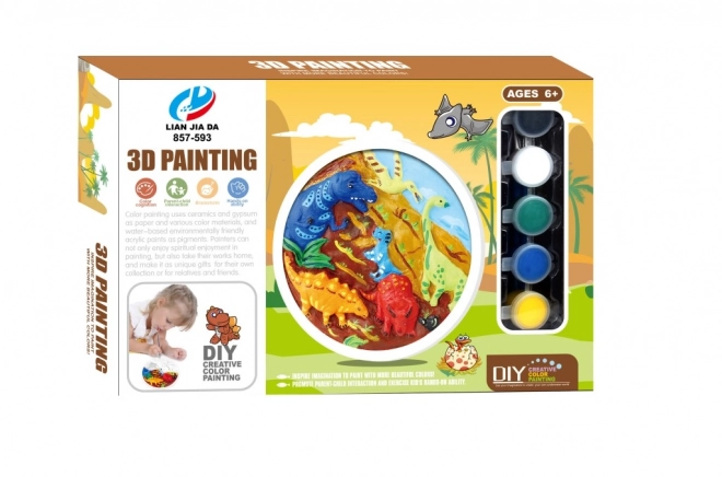 3D Malset Dinosaurier für Kinder