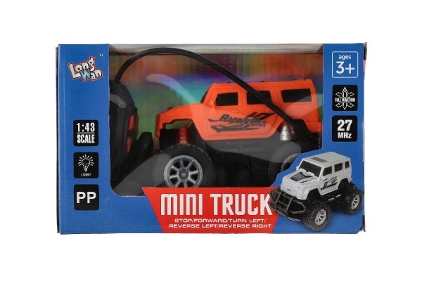 RC Mini Truck mit Licht - Orange