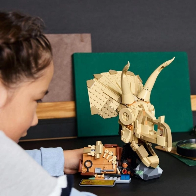 Lego Jurassic World Triceratops Schädelbaukasten