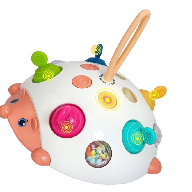 Woopie Baby 4-in-1 Sensorisches Spielzeug Igel Pop-it