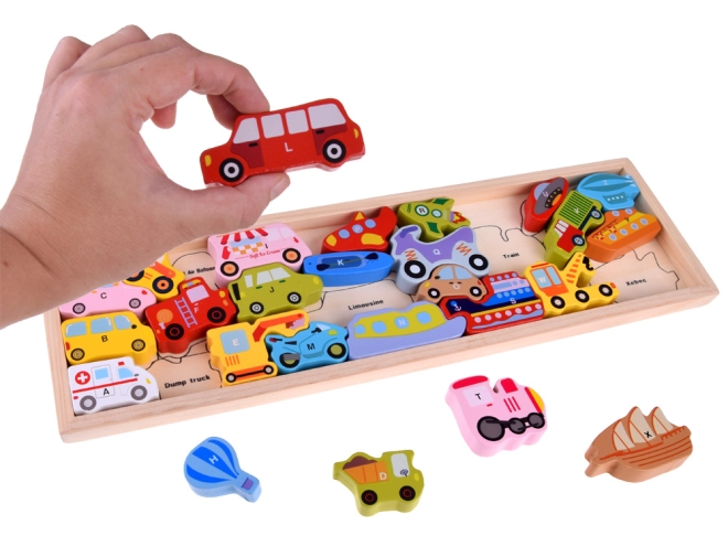 Puzzle-Basis zum Sortieren und richtigen Platzieren