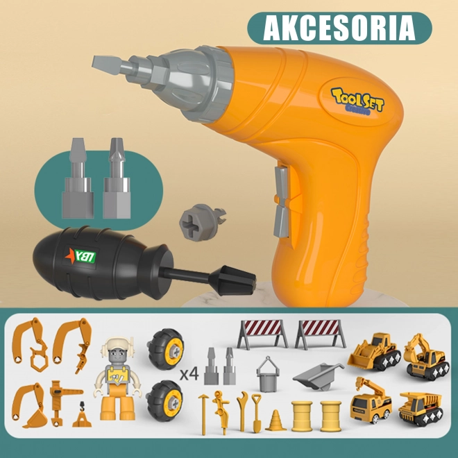 Mega Baustelle 5-in-1 Set zum Schrauben XXL