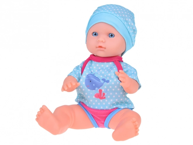 Baby Set mit Puppe und Trageschale