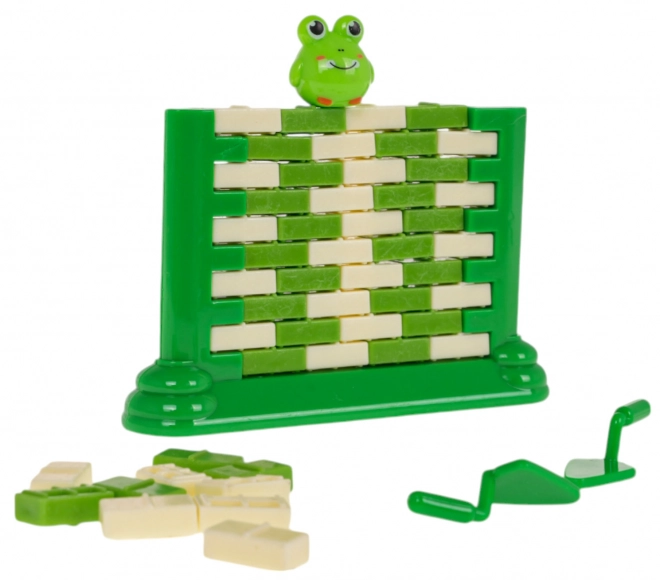 Geschicklichkeitsspiel Wand mit Frosch