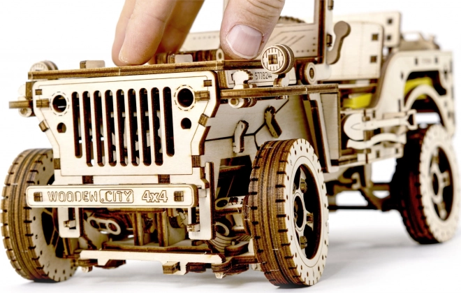 3D Holzpuzzle Geländewagen Jeep 4x4