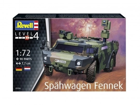 Plastikmodell Spähwagen Fennek 1/72
