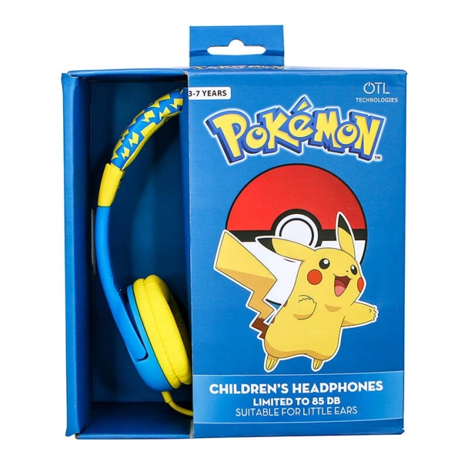 Kinderkopfhörer OTL mit Kabel Pokémon Pikachu Blau-Gelb