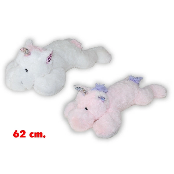 Plüsch Einhorn liegend 62 cm