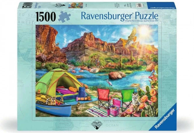 Ravensburger Puzzle Campen im Canyon 1500 Teile