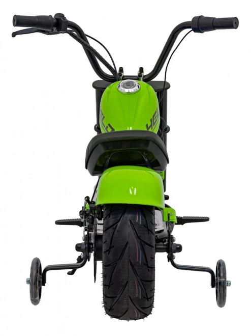 Chopper Warrior Grünes Motorrad