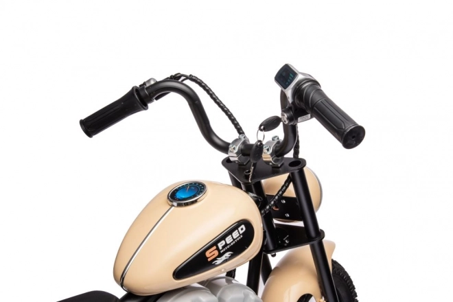 Kindermotorrad mit Akku 36V Khaki