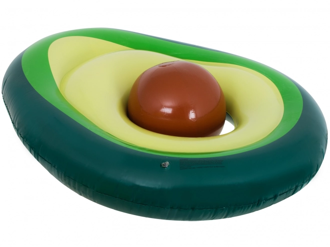 Aufblasbare Avocado-Matratze mit Ball