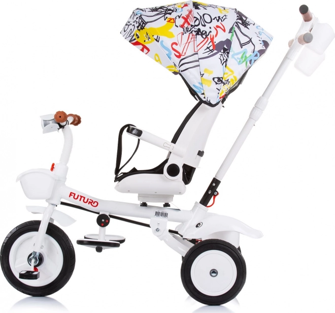 CHIPOLINO Dreirad mit Verdeck Futuro 2v1 Graffiti