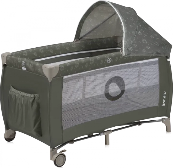 Reisebett Lionelo Sven Plus Beige Olive