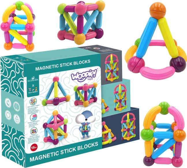 Woopie magnetische Bildungsbausätze groß 28 Stk.