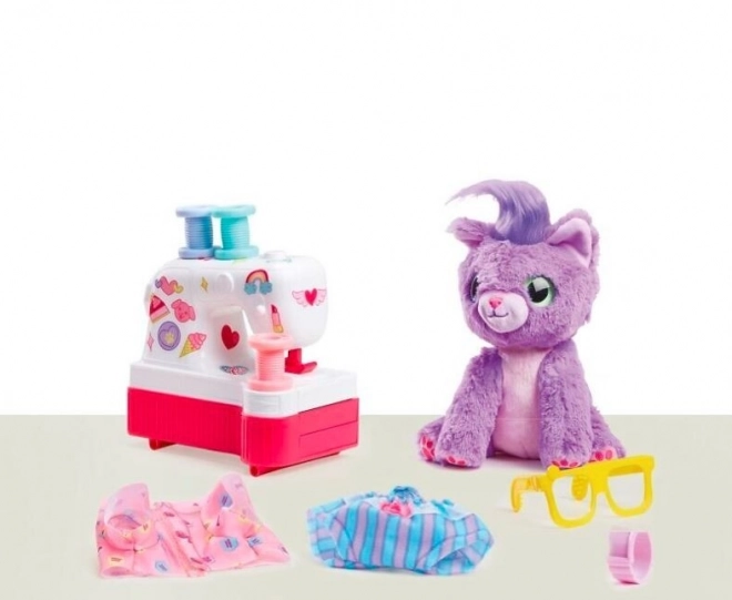 Kreativ-Set: Nähmaschine mit Plüschfigur Little Live Pets Sew Surprise