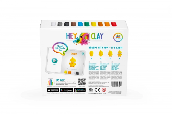 Hey Clay: Bauernhof Vögel Bastel-Set