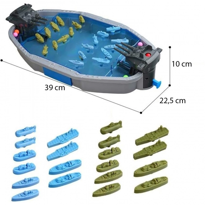 Geschicklichkeitsspiel Seeschlacht 3D Schiffe