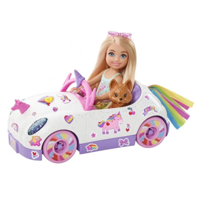 Barbie Chelsea Cabrio mit Aufklebern