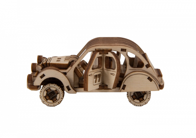 Holz-3D-Puzzle Rallyeauto Modell