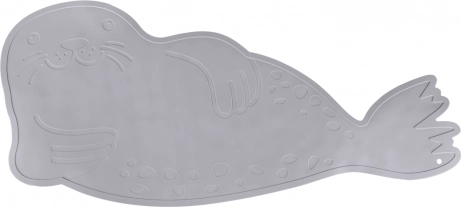Silikon-Antirutschmatte für die Badewanne in Robbenform