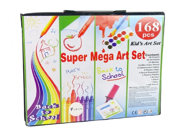 Mega Kunst-Set im Koffer 168 Teile