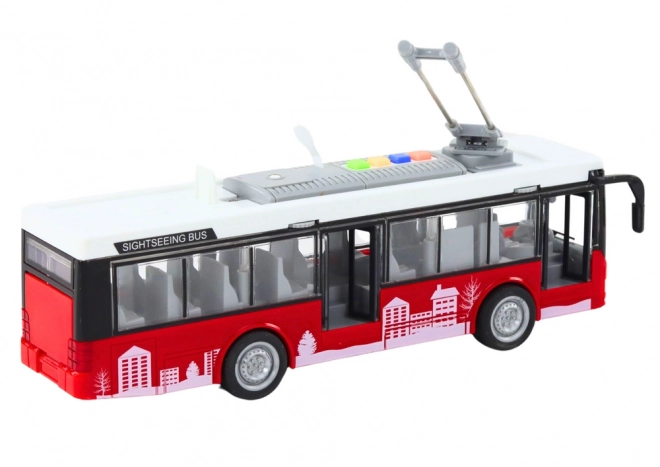 Trolleybus Spielzeug mit Licht und Sound