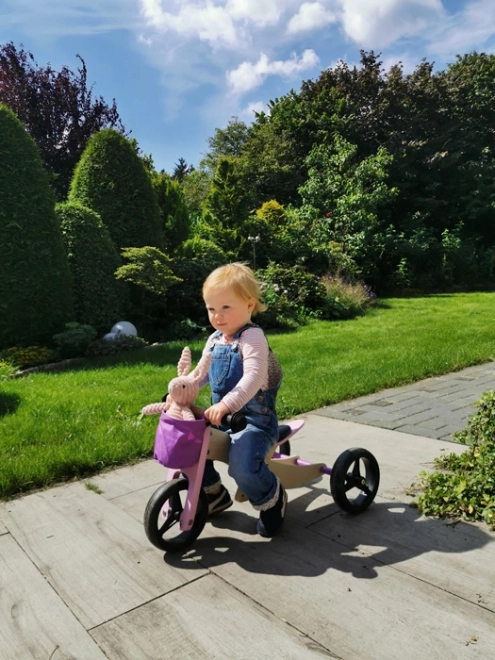 Small Foot Holzlaufrad 2-in-1 Trike Rosa