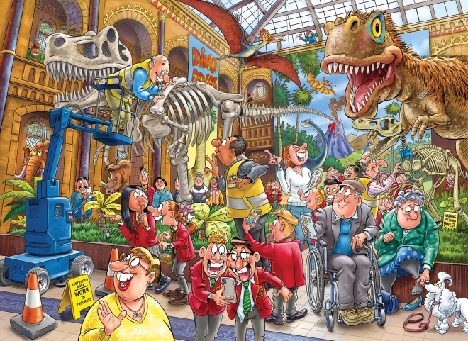 Puzzle JUMBO WASGIJ Mystery 24: Schimmel im Museum 1000 Teile